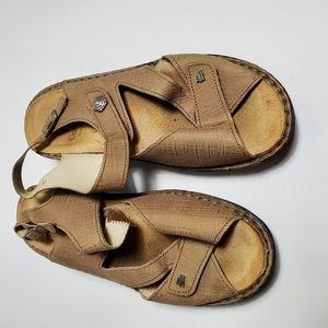 Flinn Comfort Germany Taupe Women's size 6.5 Sandals.